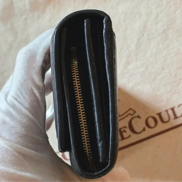 GUCCI Horsebit Trifold Black Continental Wallet - Picture 13 of 17